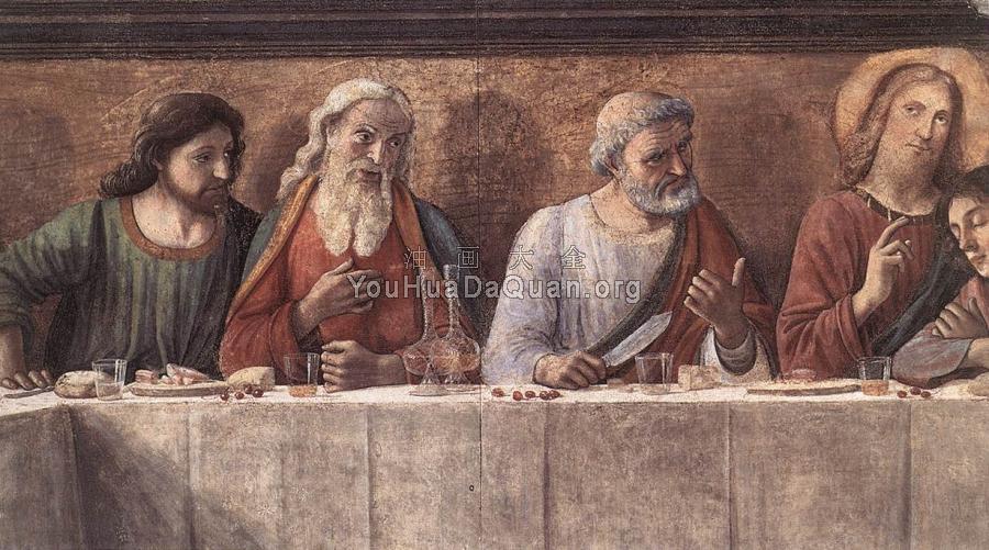 Last Supper 2 detail - 多梅尼科·基尔兰达约